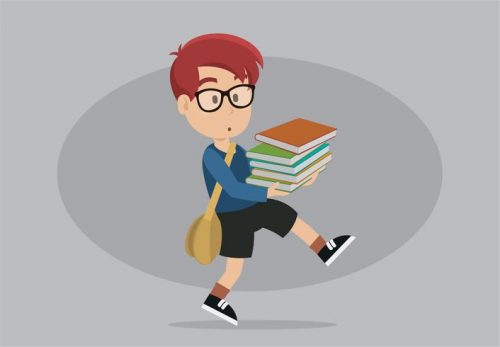 free bookworm character vector 1